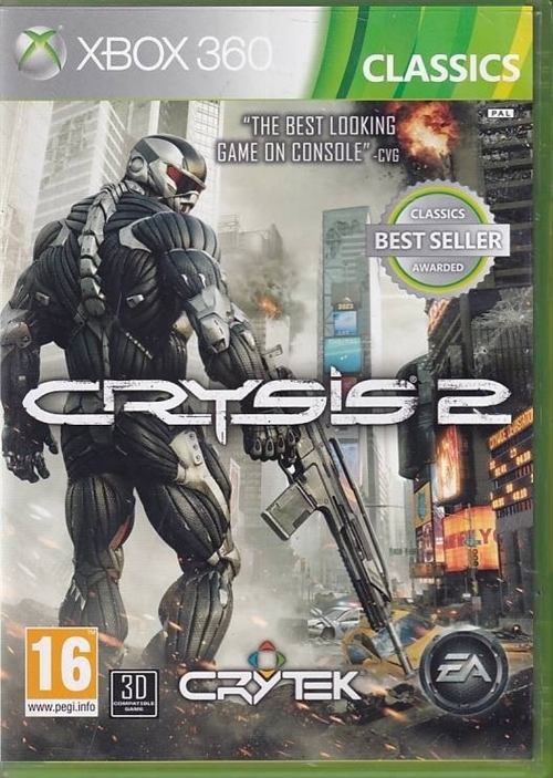 Crysis 2 - Classics - XBOX 360 (B Grade) (Used) 